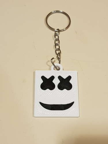 Llavero Marshmello Dj Regalo Souvenir Fortnite Cumpleaños 3d 1