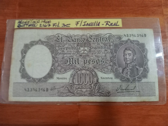 Argentina. Billete De 1000 $ Mn. Bottero 2167 Bueno. Mira!!! 0