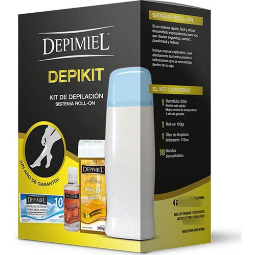 Kit De Depilación Sistema Descartable Roll On Marca Depimiel 1