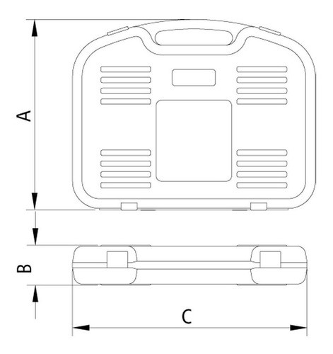 Caja Maletín Con Herramientas 43 Piezas Tramontina Pro 1