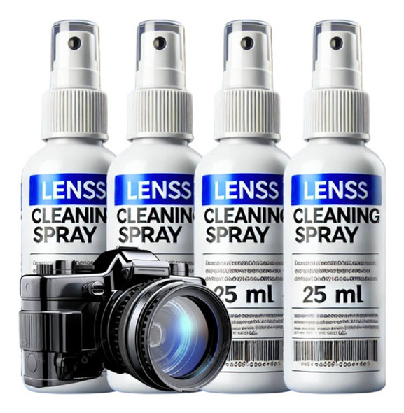 Kit 4 Limpa Lentes Máquina Fotográfica + 4 Flanela Mágica 0