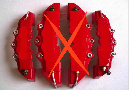 Cubrecalipers Auto Universales 19cm X2 Unidades - Accesorios 0