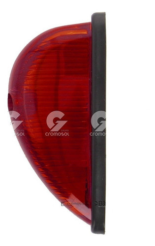 Faro Giro Guiño Lateral Camion 608 1975 A 1990 Rojo 1