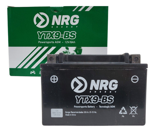 Bateria Ytx9-bs Nrg Ns200 Duke Inazuma Tuamoto 0