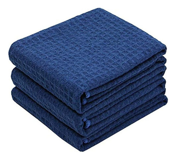 Verasong Waffle Weave Toallas De Cocina Toallas Gruesas Para 0