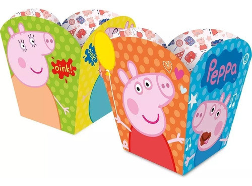 Cachepot - Festa Peppa Pig Com 4 Unidades 0
