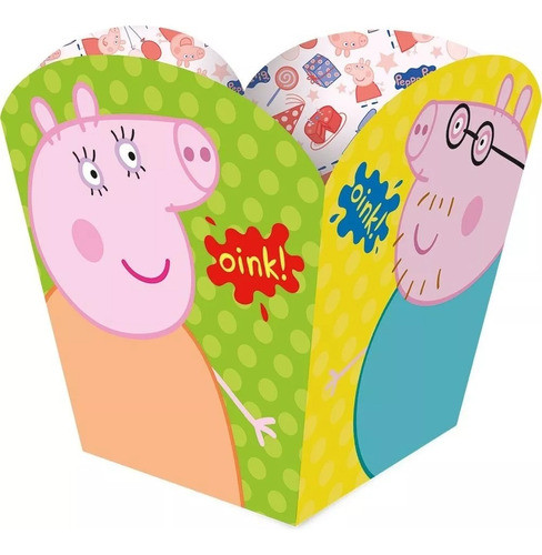 Cachepot - Festa Peppa Pig Com 4 Unidades 1
