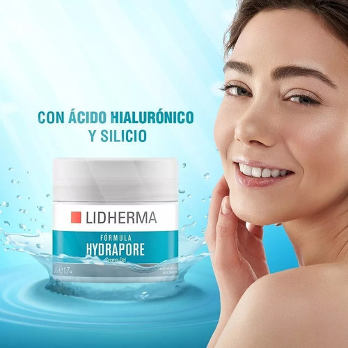 Kit Hidratante Hydrapore Lidherma Crema Gel + Loción 1