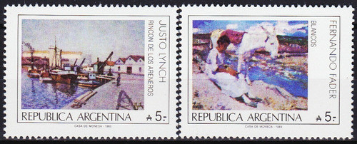 1989 Arte- Pinturas - Argentina (serie) Mint 0