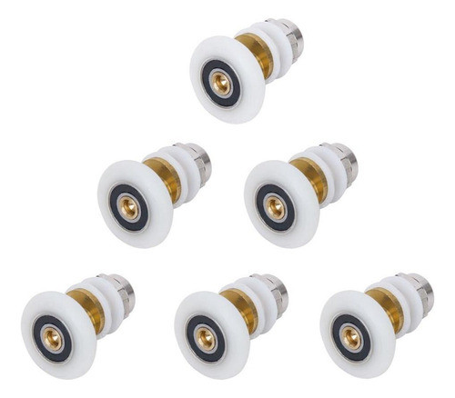 Roda De Rolo 6pcs Para Porta De Banheiro Com Diâmetro 2 0