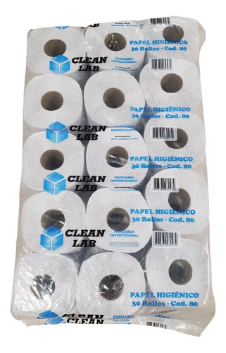 Papel Higiénico Blanco 5 Bolsones X 30 Rollos 80 Mts 3.2k Me 0