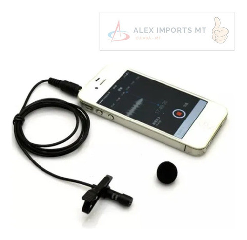 Microfone De Lapela Celular Smartphone Profissional Estereo 1