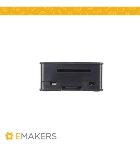 Gabinete Case Raspberry Pi 3 Negro Diseño Estilo Emakers 1