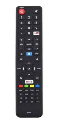 Control Remoto Para Hyundai Hyled-32hd4 Smart Tv Netflix 0