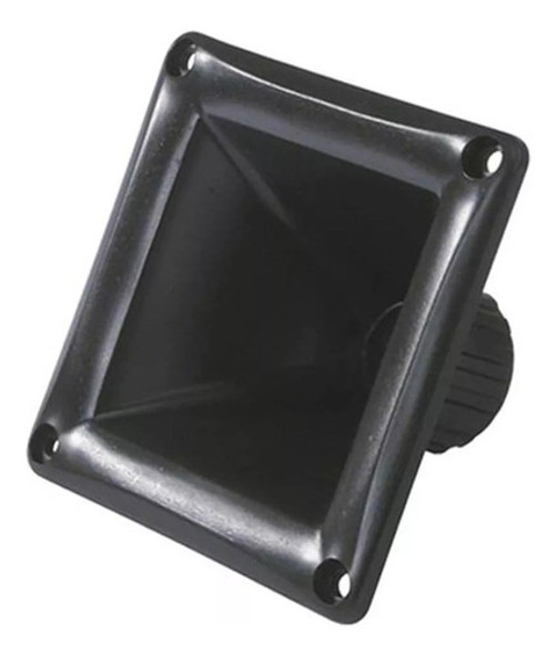 Corneta Difusor Bocina Extra Corta 1  Negra Cuadradra Driver 1