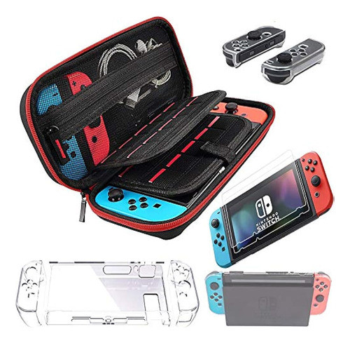 Accesorios Para El Interruptor Nintendo, Incluido El Estuche 0