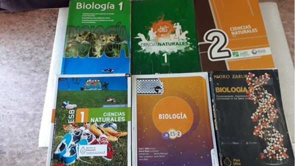 Biologia. Lote De 6 Libros. Muy Buen Estado. 0