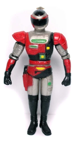 Boneco Winspector Fire Vermelho Glasslite Anos 90 0