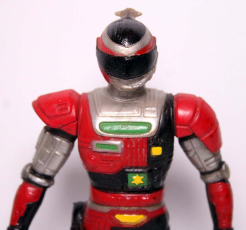 Boneco Winspector Fire Vermelho Glasslite Anos 90 1