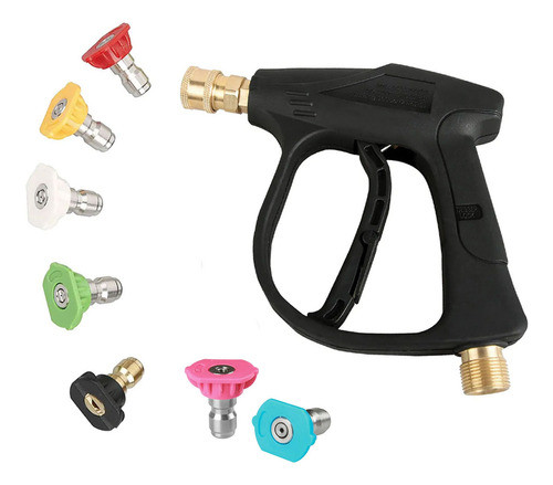 Pistola Para Hidrolavadora C/ Acople Rapido + 5 Picos 0