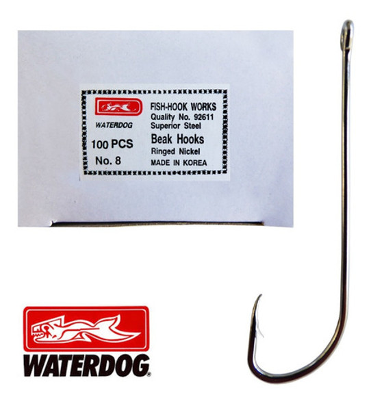 Anzuelos Waterdog Variada 92611#8 X 100 Pata Larga 3 Cm 0 Anzuelos Waterdog Variada 92611#8 X 100 Pata Larga 3 Cm 0