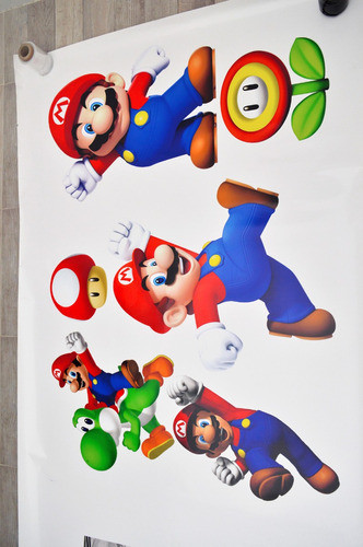 Vinilo Impreso Autoadhesivo Brillante De 100x150cm. Siluetas 1