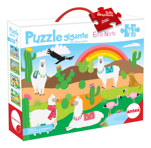 Puzzle 16p Norte Antex Carton Extra Resistente 3032 0