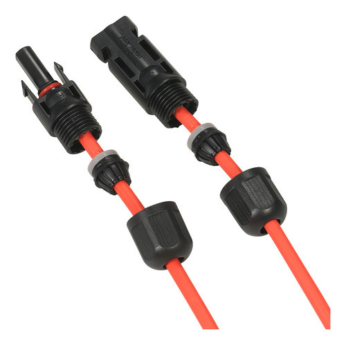 Cabo De Extensão Female Feet Connector Red Solar 10 Cable 1