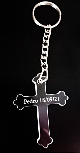 Llavero De Acrílico Para Comunión Personalizado Con Laser. 1