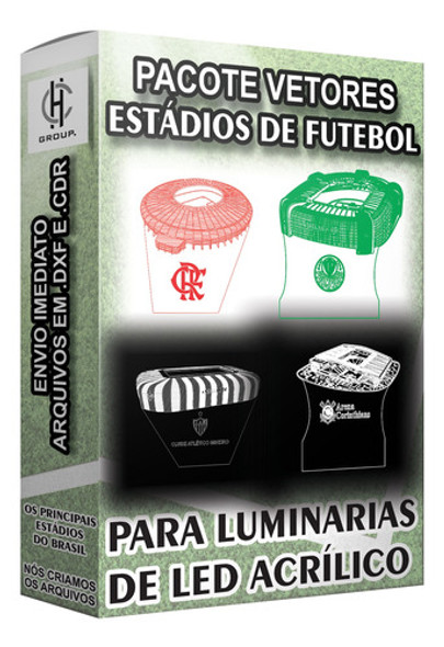 Vetor Luminária Led Acrílico Corte Laser Cnc Mdf 0