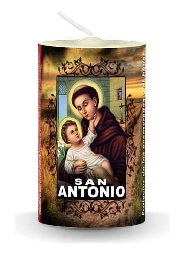 Velón Oración 6 X 10cm San Antonio Bará 0