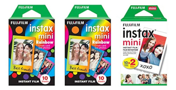 Fujifilm Paquete De Películas Instax Mini Dual 0 Fujifilm Paquete De Películas Instax Mini Dual 0