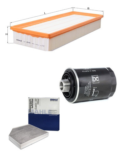 Filtros Aire + Aceite + Hab Audi Q5 A5 2.0 Tfsi | Castellmar 0