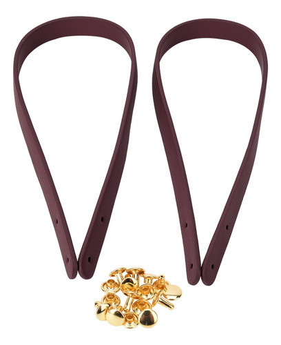 Peças De Bolsa: 65 Cm, Bolsa De Couro Diy, Alça, Rebites, Pa 0