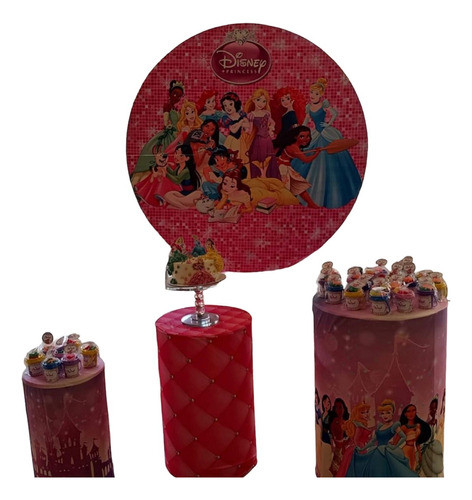 Alquiler De Fondos Y Paneles Para Cumple Temático M. Princes 0