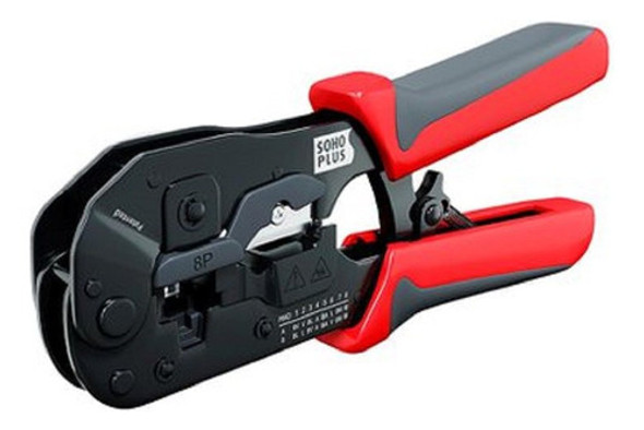 Alicate De Crimpagem Rj45 Sohoplus De Passagem Cat6 Internet 0