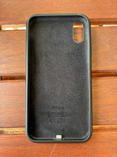 Funda Cargadora Para iPhone XR Original Negra 0