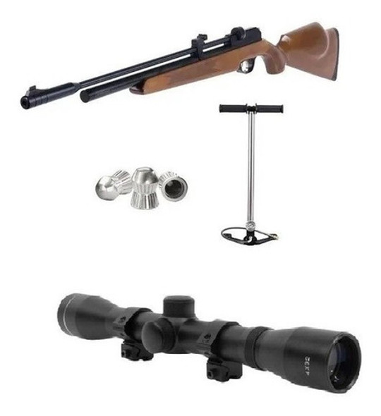 Chumbera Rifle Pcp Artemis Pr900 + Inflador + Chumbos + Mira 1