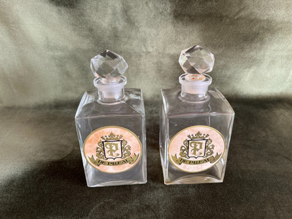 Pendant De Antiguos Frascos De Perfume En Cristal 1