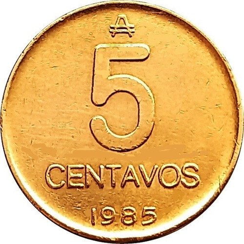 Argentina Moneda De 5 Centavos De Austral Del Año 1987 1