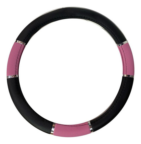 Cubre Volante Rosa Con Negro Para Mobi Punto Duna Uno 0
