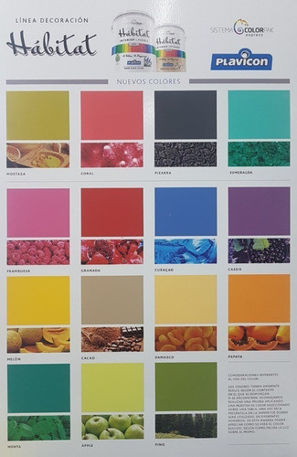 Latex Lavable Plavicon Habitat Latex Color X 1 Lts Plaza Ani 1