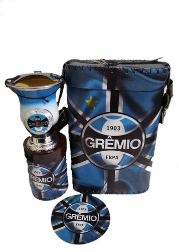 Kit Chimarrão Do Grêmio Imortal  1litro Top Completa 0