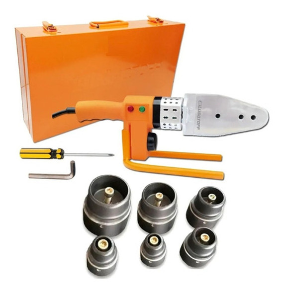 Termofusora Lusqtoff De 800 Watts Con 6 Boquillas De 20 A 63 0