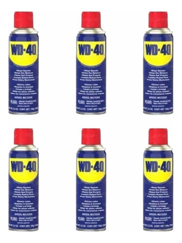 Wd-40 Lubricante De 155gr X 6 Unidades 0