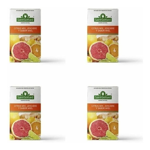 Infusion Citrus Mix - Pack X 4 0