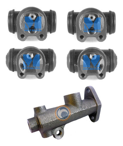 Kit Bomba De Freno R4 1ra Serie (+4 Cilindros +4 Flexibles) 0