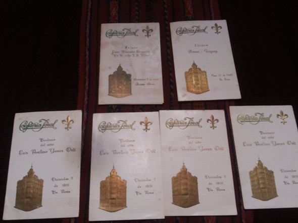 Antigua Invitacion Confiteria Ideal 1943-1945-1951 X Unidad 0