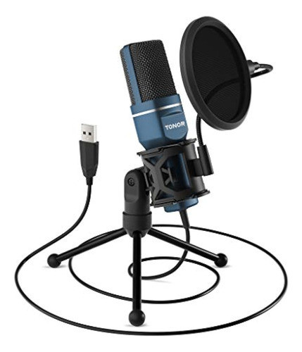Micrófono Usb, Condensador De Computadora Tonor, Micrófono P 0