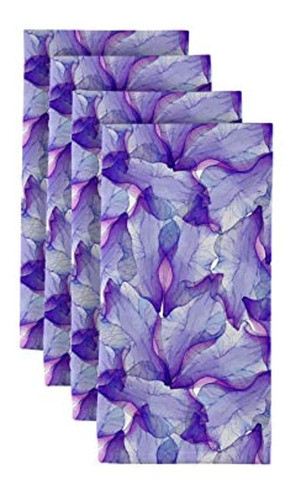 Pasion Purpura Iris Cena Servilletas  Juego De 12 0